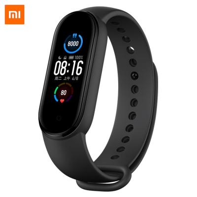 China Global Heart Rate Sleep Miband 5 Smartband Smartband Sport Monitor Waterproof MP3 Playback MP3 Version Xiaomi MI Band 5 for sale