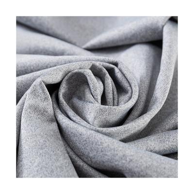 China Organic wrinkle brushed dralon knitted polyester knitted fabric 100% 220 gsm polyester fabric for uniform for sale