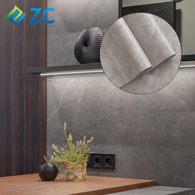 China ZHICAI China Peel and Stick Kitchen Wallpaper Custom 3D Roll High Quality Custom Roll Waterproof Marble Self Adhesive Wallpaper Removeable for sale