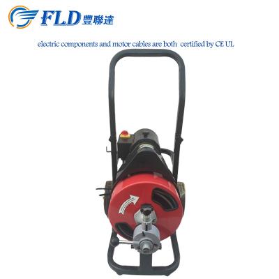 China Best Price Red Electric Sanitary Facility 400rpm Drain Cleaning Machine For Sale FT-04-010 for sale