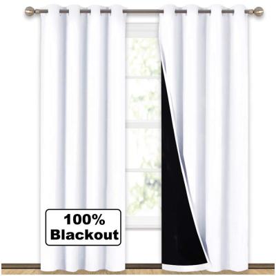 China Blackout Products Provide 2 Layers Of Curtain Fabric, Latest Curtain Fashion Designs Blackout Curtain Panel for sale