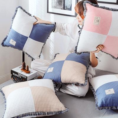 China Eco-friendly Tassel Cushion Cover, Protect Waist Cushion Cover Cotton Cushion Cover Wholesale for sale