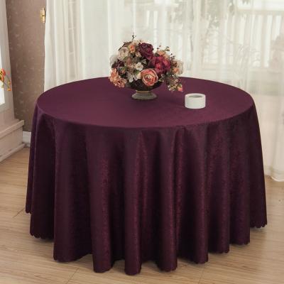 China Large Round Wedding Oilproof Hotel Tablecloth , Home Rectangular Restaurant Cloth Tablecloth for sale