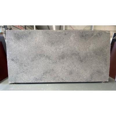 China Artemis modern gray color artificial quartz marble stone slabs for kitchen for sale