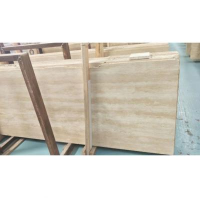 China Cheap Traditional Ivory White Travertine Tiles For Wall Cladding for sale