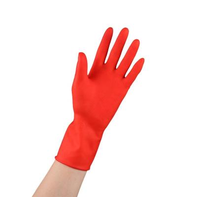 China Good Toughness And Pulling Resistance Natural Latex Ladies Choose Convenient And Flexible Kitchen Dishwashing Rubber Cleaning Gloves Of Housework for sale