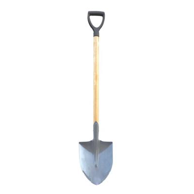 China Shovel Carbon Steel Garden Agriculture Cultivating DIY Tool Steel Shovel With Handle Shovel Wood Shovel for sale