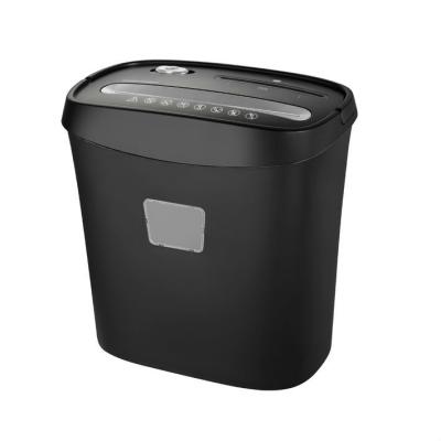 China Home and Office Cross Cut Paper Shredder 8-Sheet Capacity Jam Proof 4*38mm Cutting Size for sale