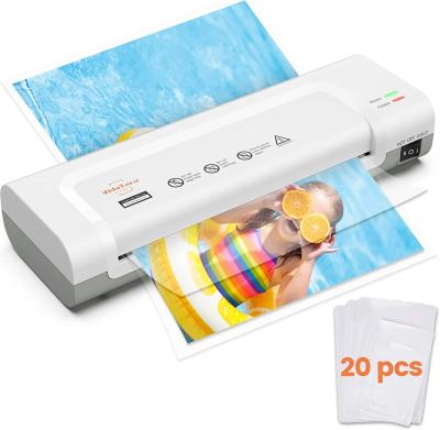 China ABS Brandschutzmaterialien 2 Min. Aufwärmen Visitenkartenpapier Foto Kalt heiß A4 Laminator zu verkaufen