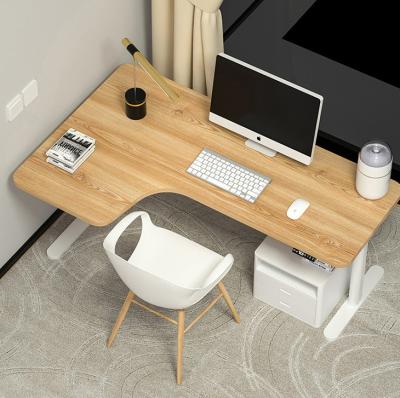 Cina 100 V/Hz Mental Column Italiana Extra Large Long Wooden L Desk con funzione in piedi in vendita