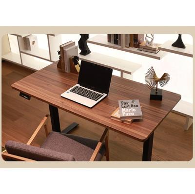 China Modern Design Adjustable Height Laptop Desk for School Students in Brown Wooden Grain for sale