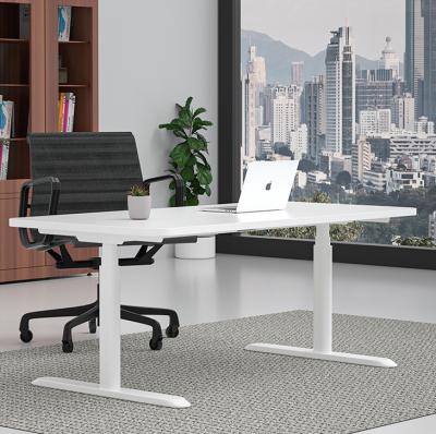 China 100 V/Hz Dual Motor Height Adjustable Desk Base Luxe Mid Century Modern Desk for Home for sale