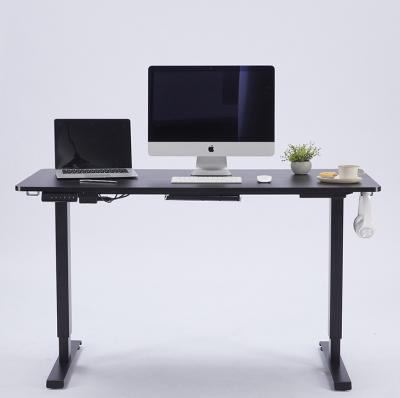 China Modern Boss Study Dual Motor Electric Standing Desk with Lift Top and 2 Stage Column for sale