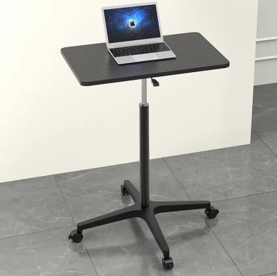 China Modern Boss Desk for Study Pneumatic Height Adjustable Wooden Standing Computer Desk for sale