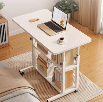 China Home Office Luxury Style Stand Up Desk Manual Height Adjustable Wooden Gaming Table for sale