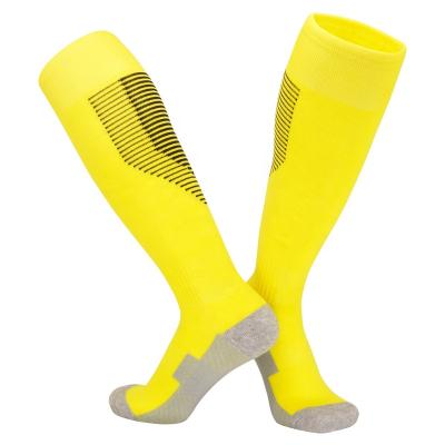 China New QUICK DRY children's sports socks large non-slip towel and children's medium over - knee stockings forming high tube soccer socks for sale