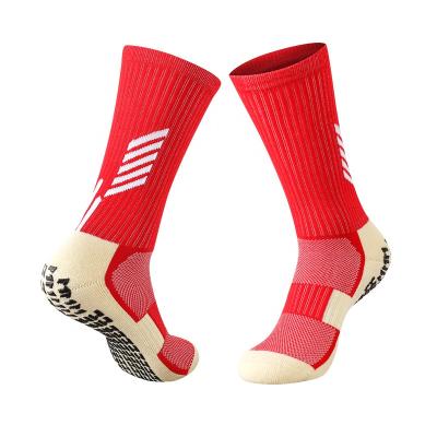 China 2022 QUICK DRY new non-slip soccer mid training distribution tube thumps thick boys towel lower professional sports thumps boys socks for sale