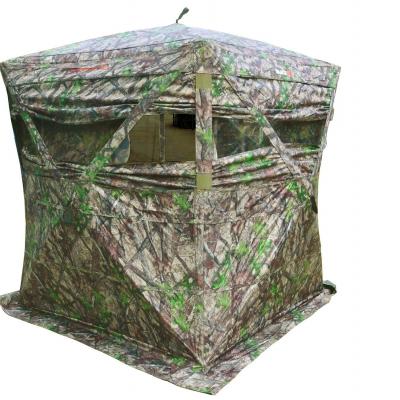 China 2022 Camouflage Game Tent / Field Safari 3D Leaves Camouflage Hunting Tent Set Up In Seconds 3D Camouflage Tent for sale