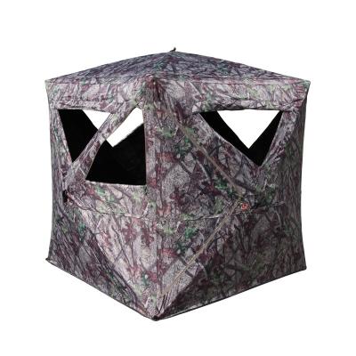 China Hot Selling Amazon Game Camouflage/Field Double Layers Hunting Tent Outdoor Events Tent Photography Shelter Large Hunting Tent for sale