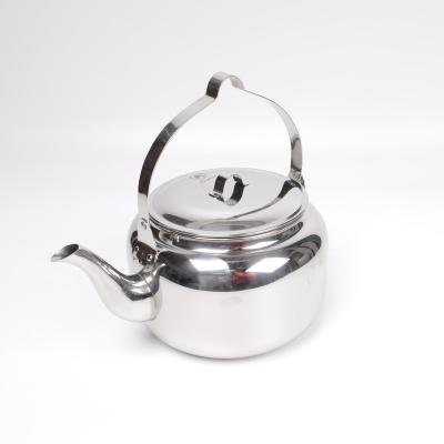 China Haghus Teapot #201 Stainless Steel BOTTOM HANDLE 2.7L Outdoor Cooking & RING KNOB for sale