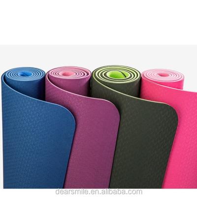 China Lightweight Folding Companion Tape /NBR /PVC Strap Exercise Yoga Carry Mat Eco-friendly Joga Eco-Friendly for sale