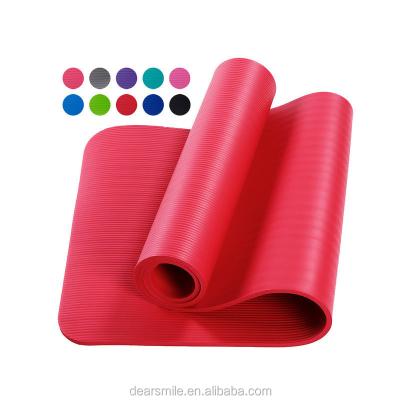 China Eco Friendly Round Eco Friendly Custom Printed Non Slip Para Thick Yoga Mat 10mm nbr Yoga Carry Strap for sale