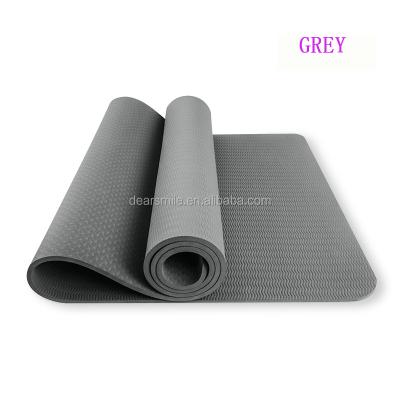 China Eco-Friendly Eco-Friendly Tape Fitness Exercise Mat With Carrying Belt Workout Mat Pilates And Floor Exercises Folding Yoga Mat for sale