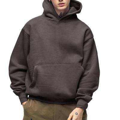 China Plain Heavyweight 500 GSM Anti-wrinkle White High Quality Cotton Oversized Hoodies No String No Logo Plus Size Men's Unisex Hoodies Custom Made for sale