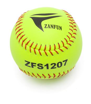 China Wholesale High Quality Leather Factory 12 Inch Baseball Fastpitch Baseball for sale