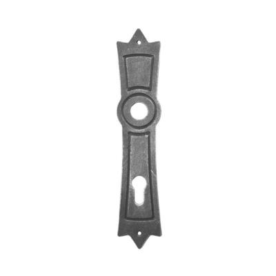 China Easily compiled new design and various styles of wrought iron door lock plates for sale