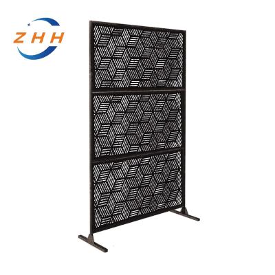 China Art Deco Corten steel laser cut metal garden decorative screen wall panels for sale