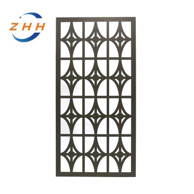 China Art Deco Sliding separator soundproof divider salon laser cut patio partition dividing wall separators outdoor patio screen panels for sale