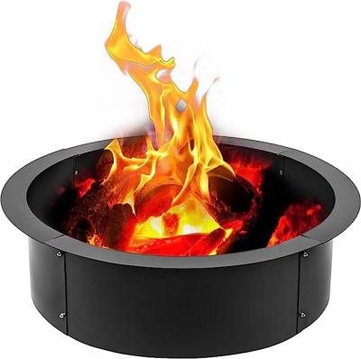 China Patio\garden\outdoor Fire Outdoor Pits Liner Portable Camping Fire Wood Burning Heater Metal Fire Pit Ring with OEM Design for sale