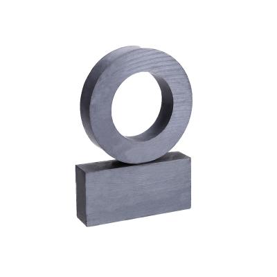 China Industrial magnet Y30 Y35 ferrite magnets and ferrite arc generator ferrite magnets for permanent magnet motor for sale