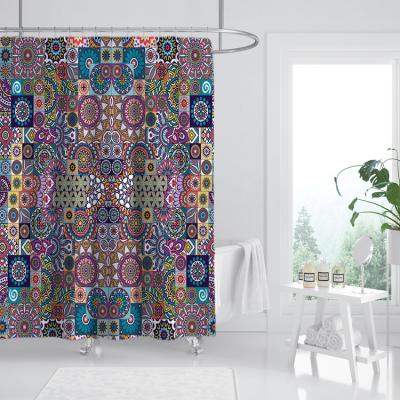 China Sustainable High Quality Unique Clear Designers Shower Curtain For Bathroom for sale