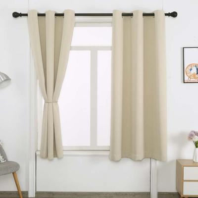 China Luxury High Precision Blackout Amazon Solid Color Blackout Curtains For Living Room for sale