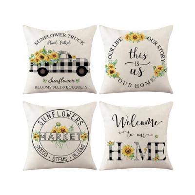 China Anti-Static Newest Design Digital Printing 45 X 45cm Standard Decorative Home Pillow Case for sale