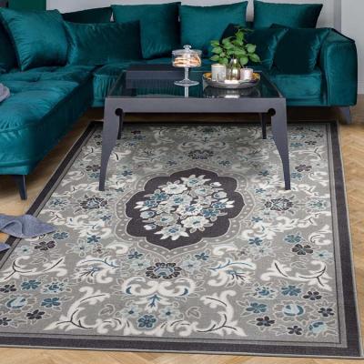 China Manufacture Washable Designer Custom Living Room Polyester Anti-Slip Area Rugs for sale