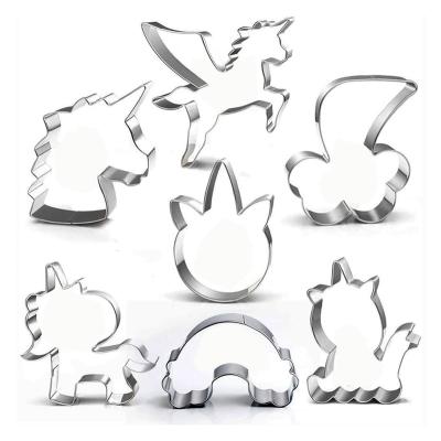 China E-PIN Stainless Steel Viable Animals Form Cookie Mold Set of 7 for sale