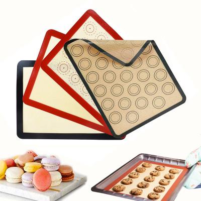 China Sustainable E-PIN 4Pcs Non-Stick Silicone Baking Mats Set for sale