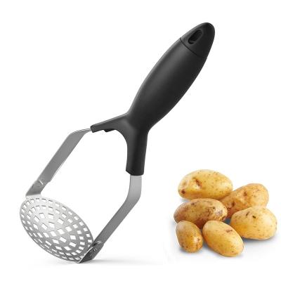 China Viable E-PIN Stainless Steel Potato Crusher Protable Potato Masher Grinders Hand Stainless Steel Food Potato Masher Crusher for sale