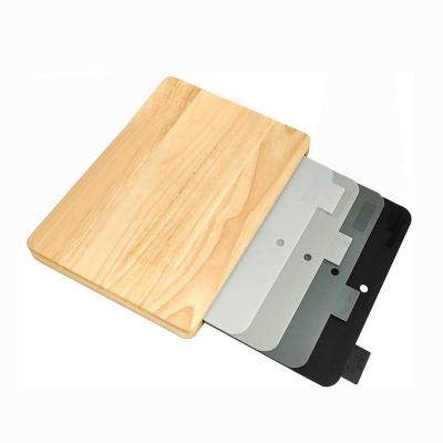 China Creative Wooden Rubber Cutting Board Bag Kitchen Viable With 2 Trays For Gathering And Vegetable for sale