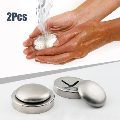 China 2Pcs Stainless Steel E-PIN Soap Odor Remover Odor Killer With Holder for sale