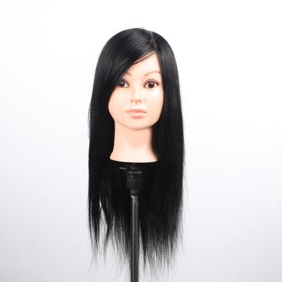 China High Quality Silky Straight Wave / Teaching Mannequin Training Head With Hair for sale