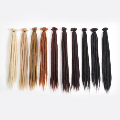 China Chromatic Wave Color Reggae Dreadlock Silky Straight Hair for sale