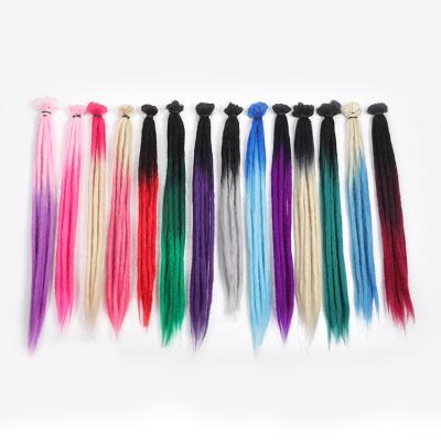 China Cosplay chromatic color reggae dreadlock hair for sale