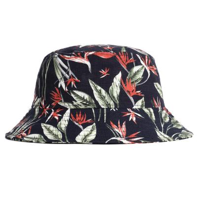 China Outdoor Reversible Cotton Double Sided Reversible Cotton Sun Shade Hats Character Style Unisex Bucket Hat for sale