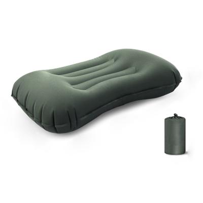 China Anti Dust Mites Camp Outdoor Vestibule Car Soft Nimble Flexible Soft Ventilate Air Inflation Inflate Psychoanalysis Camper Traveler Pillow for sale