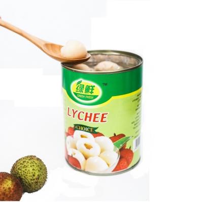 China canned fruit factory chinese supplier new season in whole canned lychee/canned lychee tin canned fruit in syrup for sale