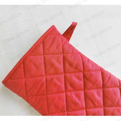 China Soft Hot Sale Glove Solid Color Oven Mitts Cooking Scald Proof Kitchen Accessories for sale